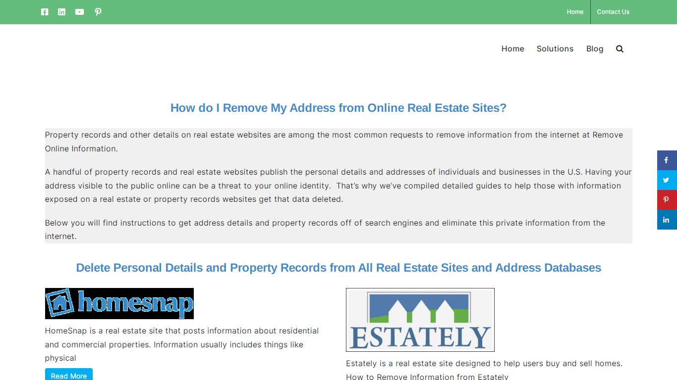 How to Remove Property Records and Address Information Online